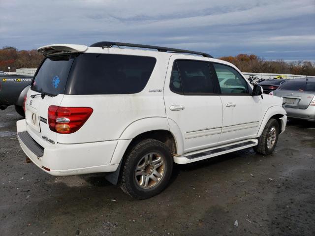 5TDBT48A34S225939 - 2004 TOYOTA SEQUOIA LI WHITE photo 3