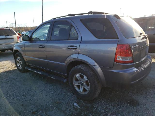 KNDJC733755408225 - 2005 KIA SORENTO GRAY photo 2