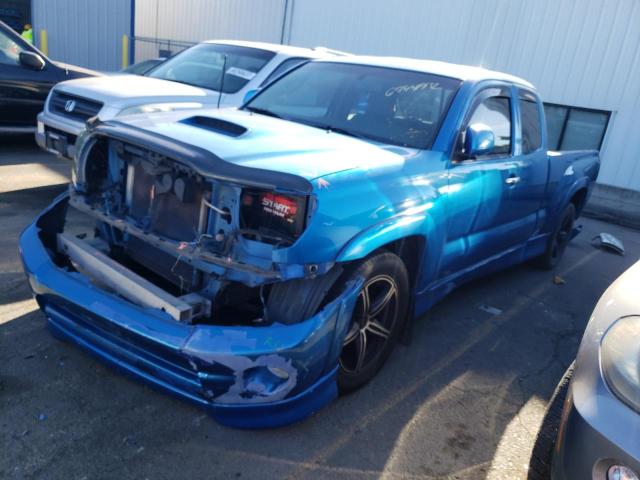 5TETU22N96Z239755 - 2006 TOYOTA TACOMA X-R BLUE photo 1