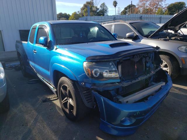 5TETU22N96Z239755 - 2006 TOYOTA TACOMA X-R BLUE photo 4