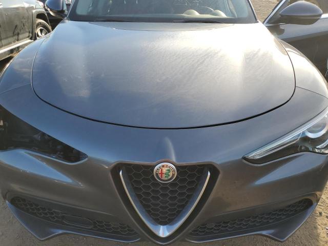 ZASPAKBN8K7C49521 - 2019 ALFA ROMEO STELVIO TI GRAY photo 12