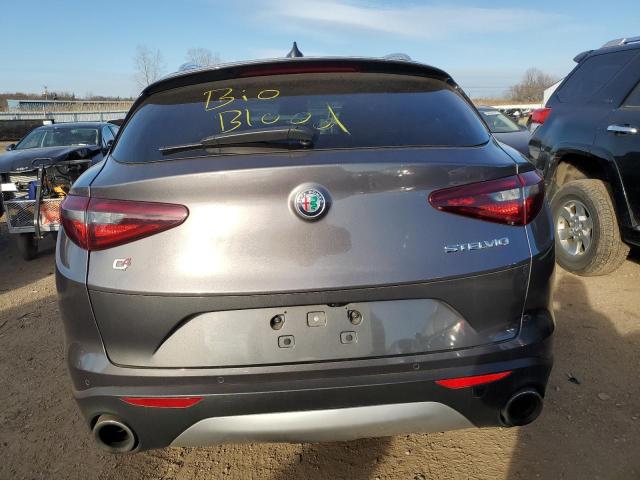 ZASPAKBN8K7C49521 - 2019 ALFA ROMEO STELVIO TI GRAY photo 6