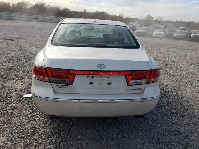 KMHFC46F77A234785 - 2007 HYUNDAI AZERA SE WHITE photo 6