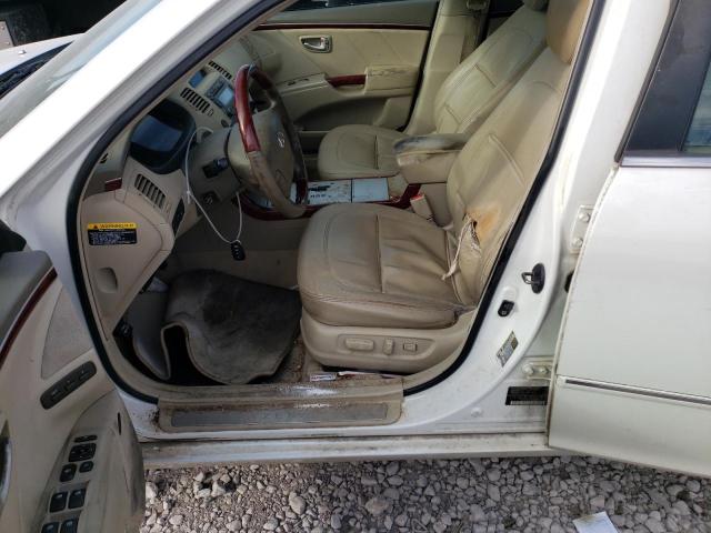 KMHFC46F77A234785 - 2007 HYUNDAI AZERA SE WHITE photo 7