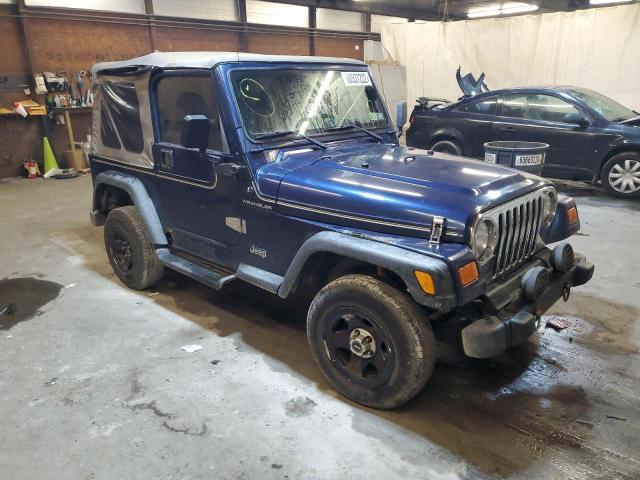 1J4FA29P6YP718328 - 2000 JEEP WRANGLER / BLUE photo 4