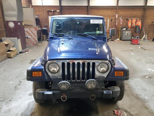 1J4FA29P6YP718328 - 2000 JEEP WRANGLER / BLUE photo 5