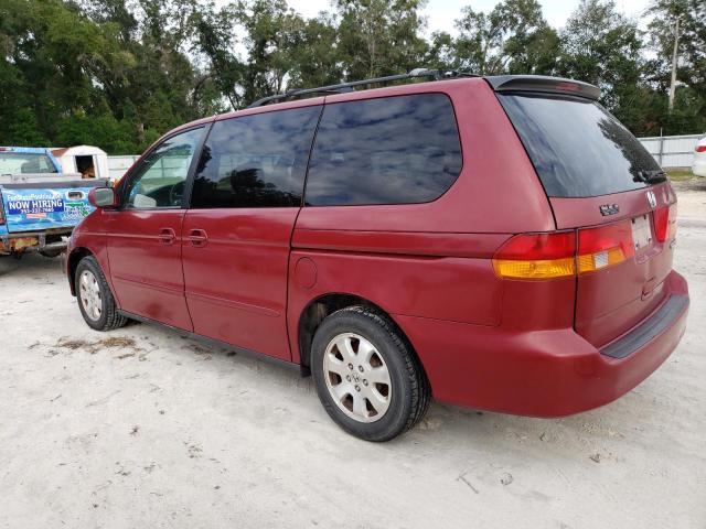 5FNRL18983B087918 - 2003 HONDA ODYSSEY EX RED photo 2