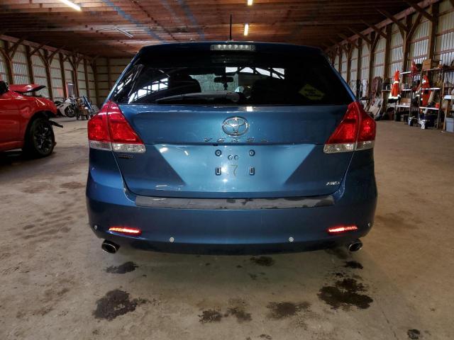 4T3BK11A79U004751 - 2009 TOYOTA VENZA BLUE photo 6