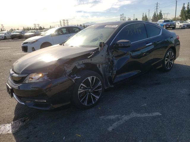 1HGCT1B89GA007001 - 2016 HONDA ACCORD EXL BLACK photo 1