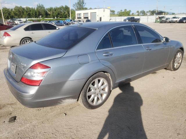 WDDNG86X78A189326 - 2008 MERCEDES-BENZ S 550 4MAT BLUE photo 3