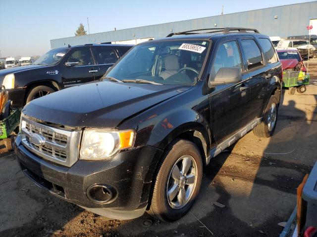 1FMCU03G09KC21010 - 2009 FORD ESCAPE XLT BLACK photo 1