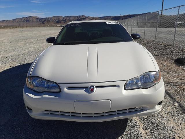 2G1WX12K949214015 - 2004 CHEVROLET MONTE CARL WHITE photo 5