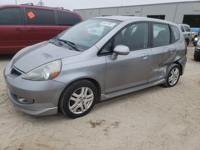 JHMGD37637S056672 - 2007 HONDA FIT S SILVER photo 1