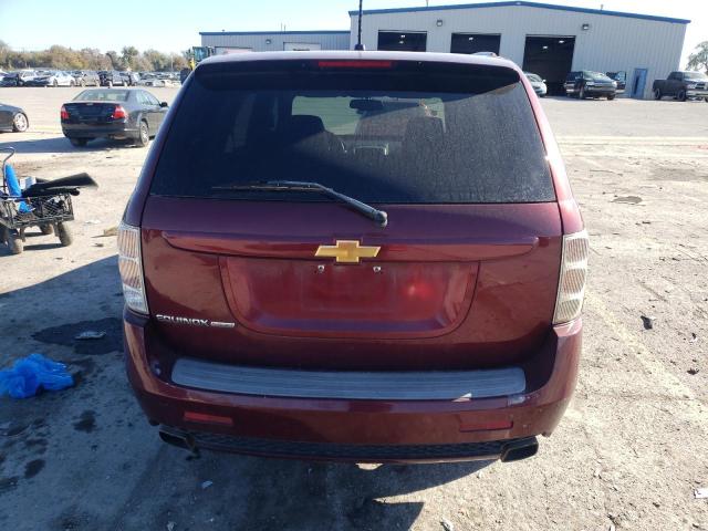 2CNDL937086076726 - 2008 CHEVROLET EQUINOX SP MAROON photo 6