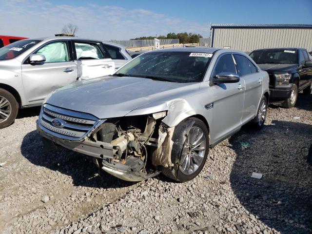 1FAHP2FWXBG141762 - 2011 FORD TAURUS LIM SILVER photo 1