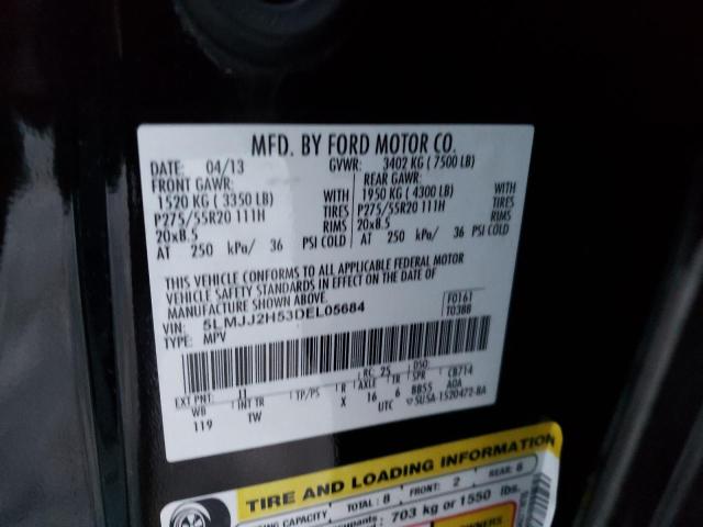 5LMJJ2H53DEL05684 - 2013 LINCOLN NAVIGATOR 黑色 照片 14