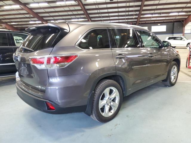 5TDDKRFH8ES036262 - 2014 TOYOTA HIGHLANDER GRAY photo 3