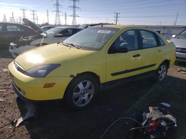 1FAFP34341W258070 - 2001 FORD FOCUS YELLOW photo 1