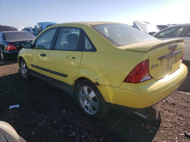1FAFP34341W258070 - 2001 FORD FOCUS YELLOW photo 2