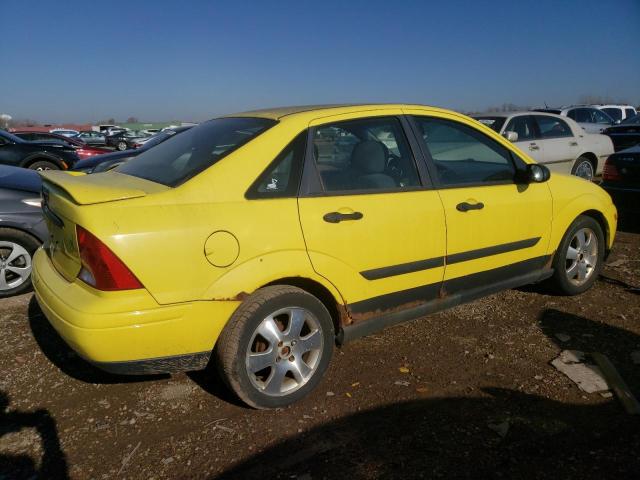 1FAFP34341W258070 - 2001 FORD FOCUS YELLOW photo 3