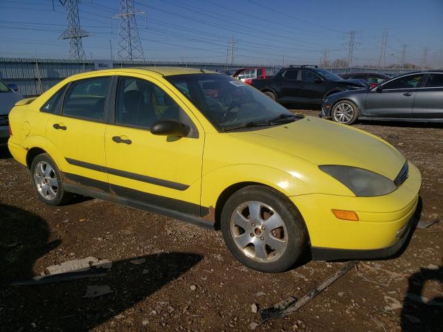 1FAFP34341W258070 - 2001 FORD FOCUS YELLOW photo 4