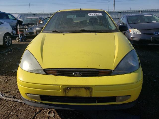 1FAFP34341W258070 - 2001 FORD FOCUS YELLOW photo 5