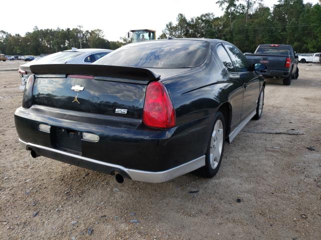 2G1WL16C169215449 - 2006 CHEVROLET MONTE CARL შავი ფოტო 4