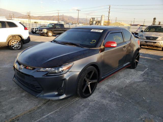 JTKJF5C75GJ017527 - 2016 TOYOTA SCION TC GRAY photo 1