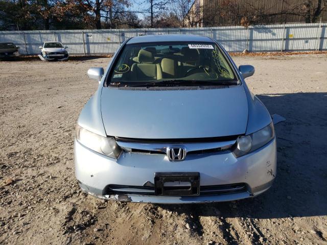 JHMFA362X8S002984 - 2008 HONDA CIVIC HYBR GRAY photo 5