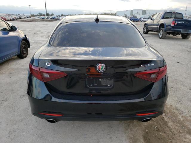 ZARFAEDN5H7551205 - 2017 ALFA ROMEO GIULIA Q4 BLACK photo 6