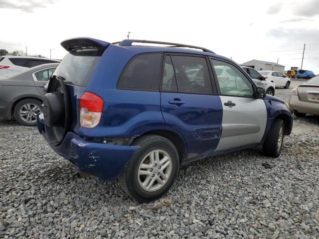 JTEGH20V820052604 - 2002 TOYOTA RAV4 BLUE photo 3