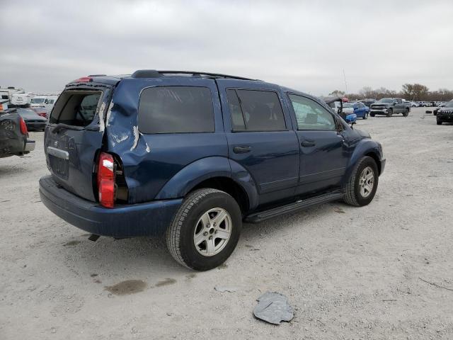 1D4HB48N34F223496 - 2004 DODGE DURANGO SL BLUE photo 3