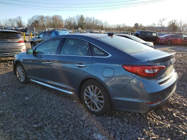 5NPE34AF7FH236552 - 2015 HYUNDAI SONATA SPO BLUE photo 2