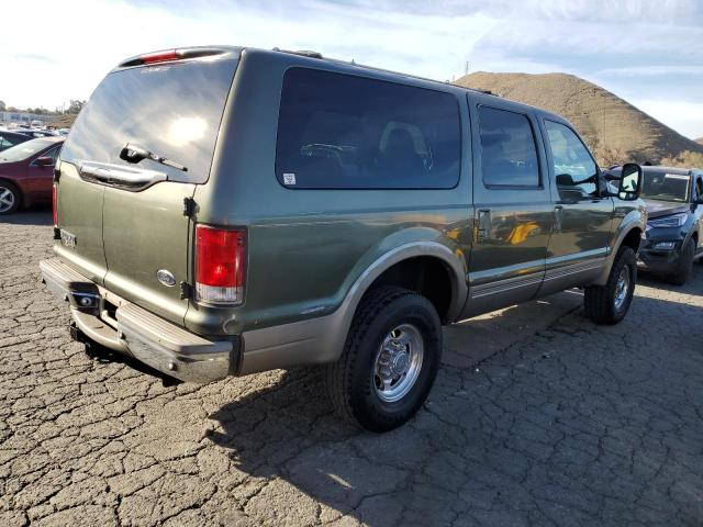 1FMNU43S6YED24224 - 2000 FORD EXCURSION GREEN photo 3