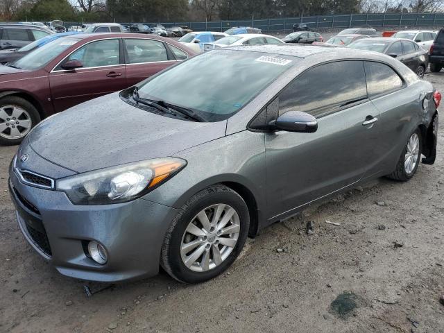 KNAFX6A8XE5189888 - 2014 KIA FORTE EX CHARCOAL photo 1