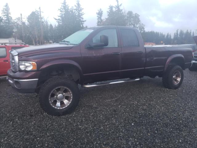 1D7KU28D24J189739 - 2004 DODGE RAM 2500 S BURGUNDY photo 1