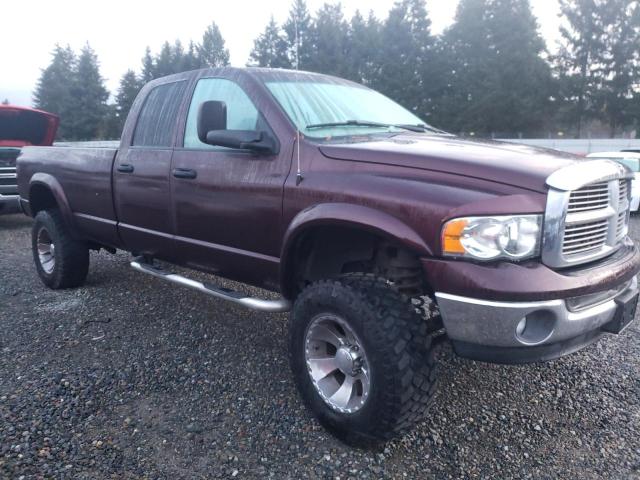 1D7KU28D24J189739 - 2004 DODGE RAM 2500 S BURGUNDY photo 4