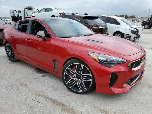 KNAE55LC4P6124870 - 2023 KIA STINGER GT RED photo 4