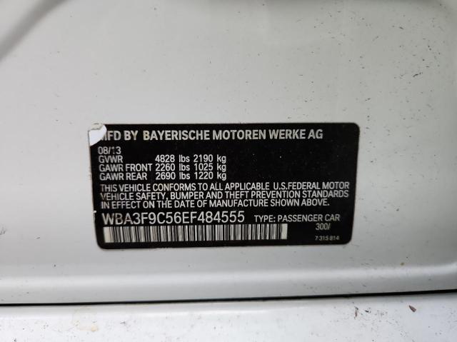 WBA3F9C56EF484555 - 2014 BMW ACTIVEHYBR WHITE photo 10