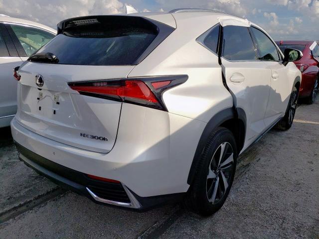 JTJGJRDZ8L5005122 - 2020 LEXUS NX 300H WHITE photo 4