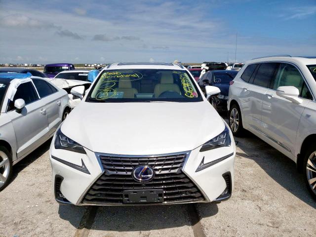 JTJGJRDZ8L5005122 - 2020 LEXUS NX 300H WHITE photo 9