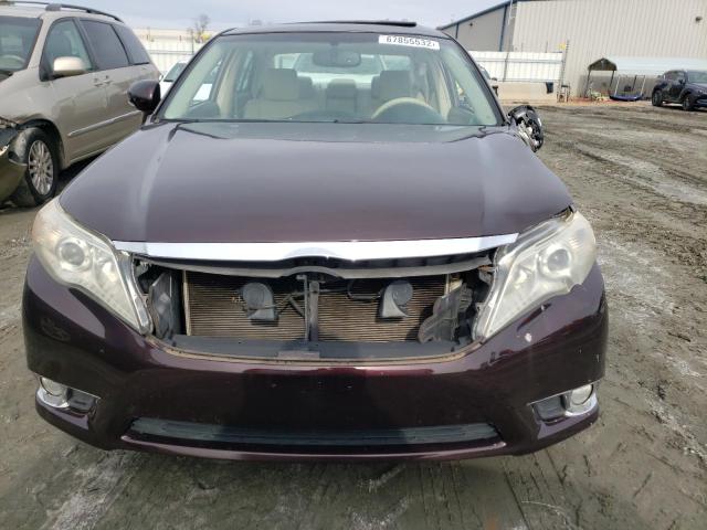 4T1BK3DBXBU402258 - 2011 TOYOTA AVALON BAS BURGUNDY photo 5