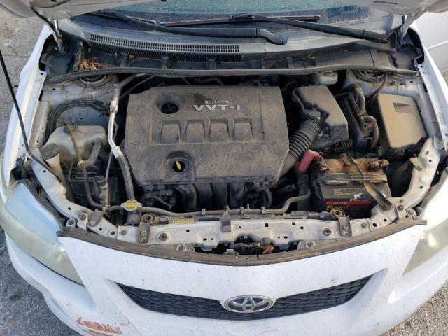 1NXBU40E09Z018208 - 2009 TOYOTA CAROLLA WHITE photo 11