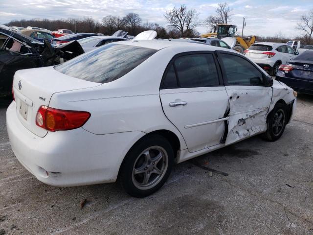 1NXBU40E09Z018208 - 2009 TOYOTA CAROLLA WHITE photo 3