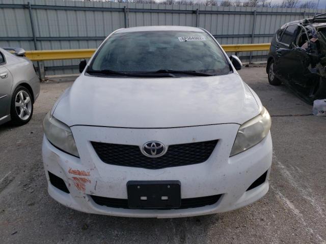 1NXBU40E09Z018208 - 2009 TOYOTA CAROLLA WHITE photo 5