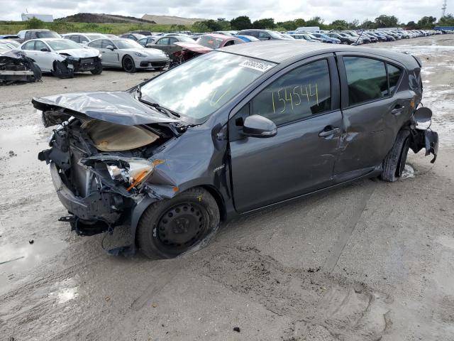 JTDKDTB36C1504864 - 2012 TOYOTA PRIUS C GRAY photo 1