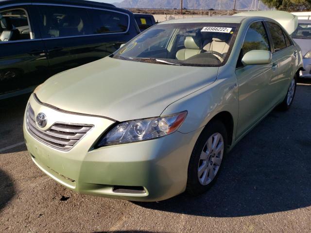 JTNBB46K873012162 - 2007 TOYOTA CAMRY HYBR GREEN photo 1