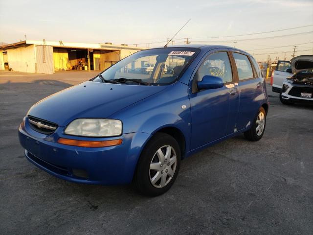 KL1TD66638B003014 - 2008 CHEVROLET AVEO BASE BLUE photo 1