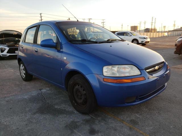 KL1TD66638B003014 - 2008 CHEVROLET AVEO BASE BLUE photo 4
