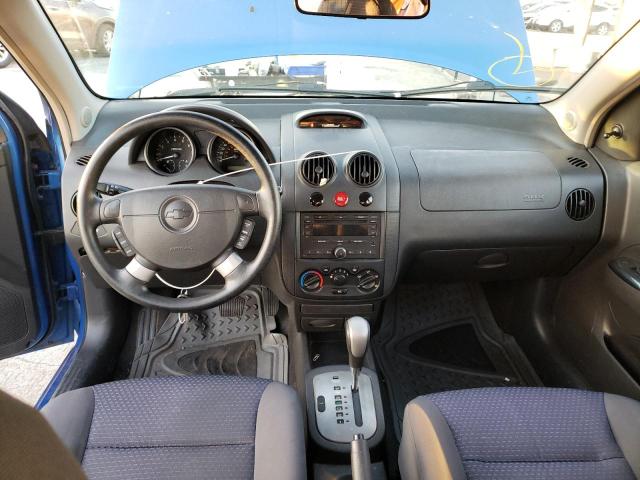 KL1TD66638B003014 - 2008 CHEVROLET AVEO BASE BLUE photo 8